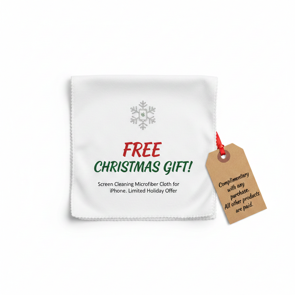 Premium Microfiber Screen Cleaning Cloth (Free Holiday Edition)