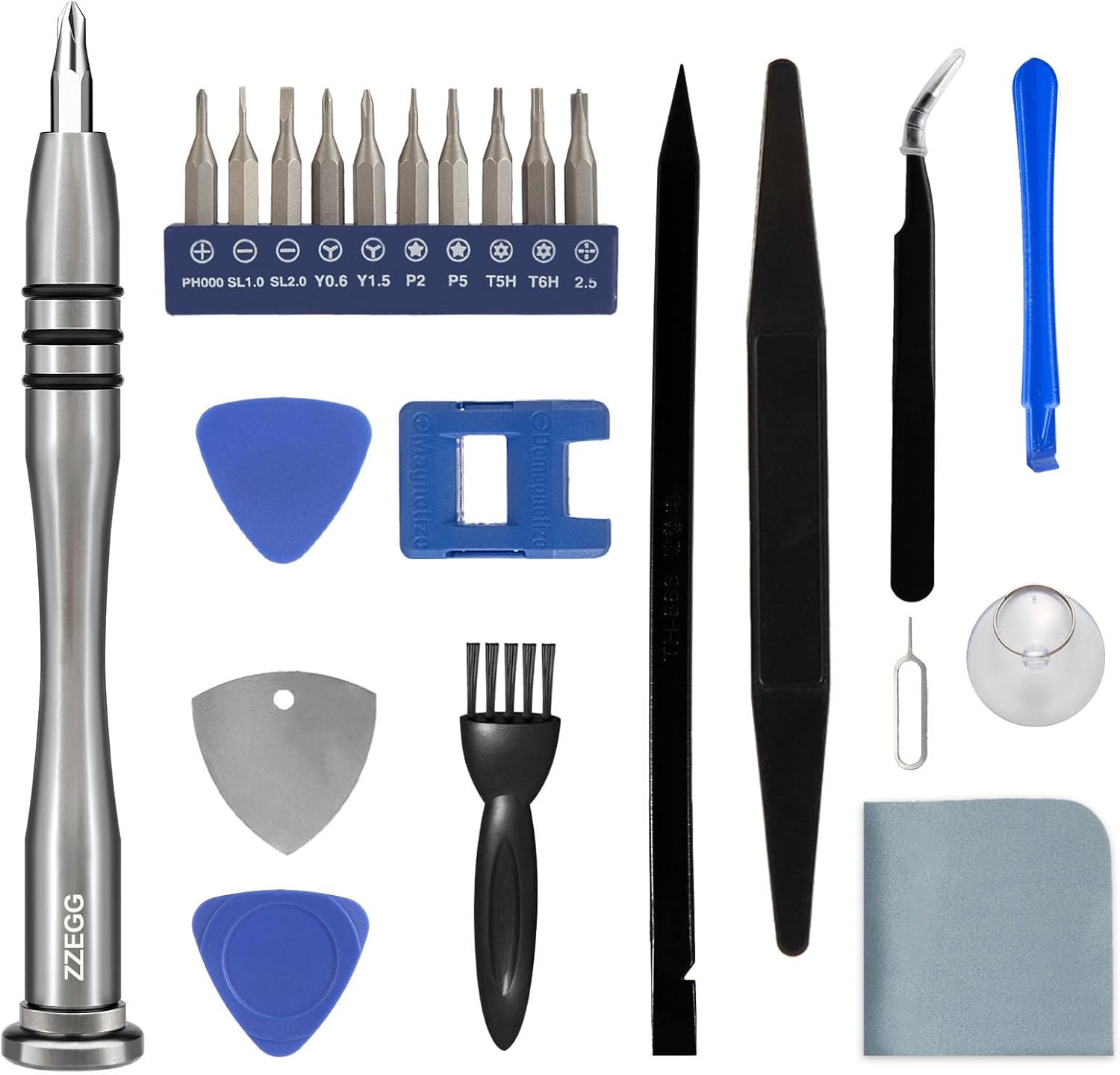 Screwdriver Repair Set Tool Cleaning Kit for Apple iPhone 5 6 6S 7 8 X XS XR SE 11 12 13 14 15 Plus Pro Max mini ipod,ipad,Mobile cell phones,Switch,watch,Glasses,Camera,Tablet,etc