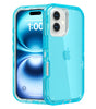 for iPhone 12 Case/iPhone 12 Pro Case, Heavy Duty Shockproof Protection Phone Cases, Anti-Drop, Dual Layer Transparent Protective Cover Compatible with iPhone 12/12 Pro, 6.1'', Clear