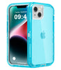 for iPhone 12 Case/iPhone 12 Pro Case, Heavy Duty Shockproof Protection Phone Cases, Anti-Drop, Dual Layer Transparent Protective Cover Compatible with iPhone 12/12 Pro, 6.1'', Clear