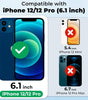 2 Pack Privacy Screen Protector for iPhone 12/12 Pro 6.1 inch, Anti-Spy Screen Protector Tempered Glass Film Shatterproof/Anti-Scratch/Touch Sensitive/No Air Bubbles/Easy to Install