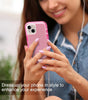 for iPhone 15 Case, Heavy Duty Shockproof Protection Phone Cases, Anti-Drop, Dual Layer Transparent Protective Cover Compatible with iPhone 15, 6.1 inch,Crystal Pink