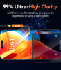 X-it 4-Pack HD Screen Protector for iPhone 16/iPhone 15,[Military Grade Shatterproof],9H+ Tempered Glass,[Automatic Dust Removal], 10x Military Protection, [Bubble-Free], Easy to Install,Case Friendly