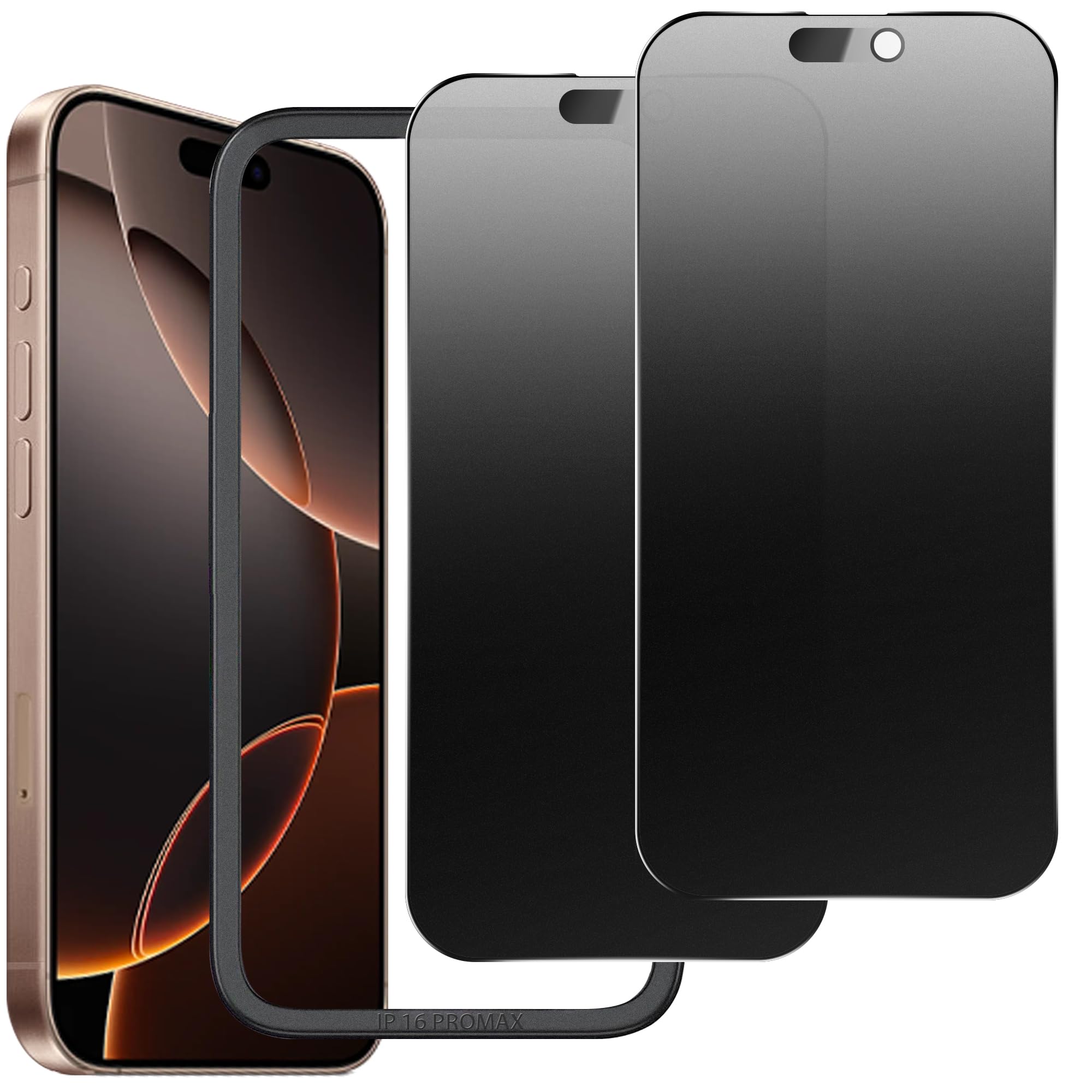 Matte Privacy Screen Protector for iPhone 12ProMax Screen Protector Anti-Glare, Anti-Spy Tempered Glass Film, Smooth and Responsive Touch Anti-Scratch Glass