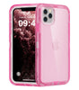 for iPhone 15 Case, Heavy Duty Shockproof Protection Phone Cases, Anti-Drop, Dual Layer Transparent Protective Cover Compatible with iPhone 15, 6.1 inch,Crystal Pink