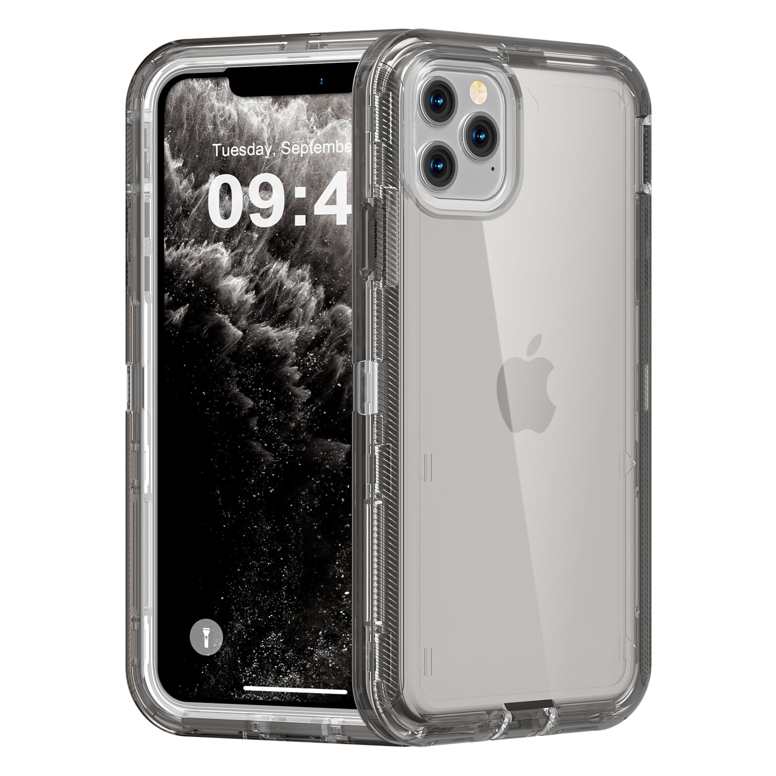 for iPhone 15 Case, Heavy Duty Shockproof Protection Phone Cases, Anti-Drop, Dual Layer Transparent Protective Cover Compatible with iPhone 15, 6.1 inch,Crystal Pink