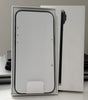 Apple iPhone 17 Air 256GB Black open box showing front screen protective covering and side camera bump in packaging