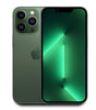 Apple iPhone 13 Pro Alpine Green showing front display and triple rear cameras, unlocked model with 6.1-inch screen