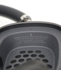 Close-up view of the inside ear cup of Apple AirPods Max Space Gray wireless over-ear headset showing model details.