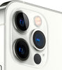 Close-up of Apple iPhone 12 Pro white rear triple camera system with flash and LiDAR scanner in excellent condition