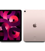 Pink Apple iPad Air 5th generation 10.9-inch WiFi tablet showing front display and rear with single camera