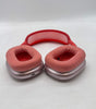 Apple AirPods Max Lightning model A2096 in pink with over-ear cushioned ear cups and headband shown front side up
