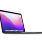 Space Gray 2020 Apple MacBook Pro 13-inch with Intel Core i5, 16GB RAM, 512GB SSD, showing side and screen view