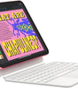 Pink 11-inch New 2025 iPad 11th Gen with keyboard, stylus, and colorful screen display, sleek design and penta-core processor