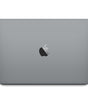 Space Gray Apple MacBook Pro 15-inch A1707 closed top view with Apple logo and sleek aluminum finish