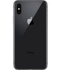 Apple iPhone X A1865 fully unlocked 256GB Space Gray smartphone back view with dual cameras and Apple logo