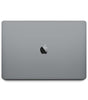 Space Gray 2020 Apple MacBook Pro 13-inch with 16GB RAM and 512GB SSD, closed top view showing Apple logo