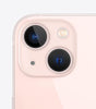 Close-up of pink Apple iPhone 13 rear dual camera system and flash in excellent condition, network unlocked model
