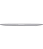 Apple MacBook Air 13-inch laptop profile view showing slim design in silver with Intel Core and macOS Monterey installed