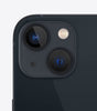 Close-up of black Apple iPhone 13 rear dual camera system and flash in excellent condition unlocked model