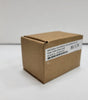 Brown cardboard box with label showing model number and serial details for Apple AirPods 3rd Generation wireless headset