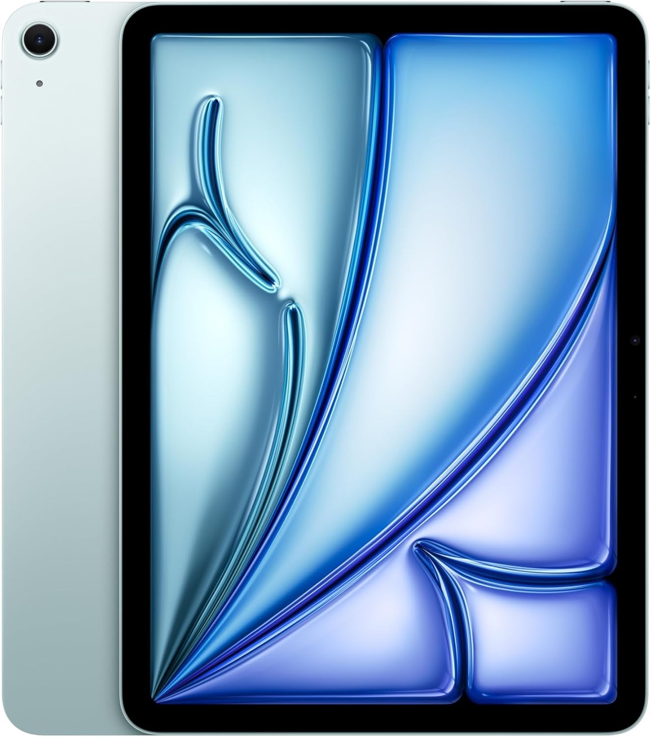 Apple iPad Air 11-inch A3267 in Starlight showing front display and single rear camera, unlocked Wi-Fi + 5G model