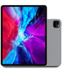2020 Apple iPad Pro 4 12.9-inch Space Gray showing front display and rear camera with cellular model A2069