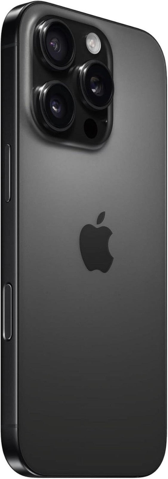 Graphite Apple iPhone 16 Pro Max showing rear triple camera system and side buttons, 256GB storage, unlocked model in very good condition