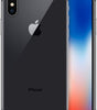 Apple iPhone X A1865 fully unlocked 256GB Space Gray front and back view with dual rear cameras and edge-to-edge display