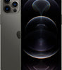 Apple iPhone 12 Pro in graphite showing front screen and triple rear cameras, unlocked with 6.1-inch display in great condition